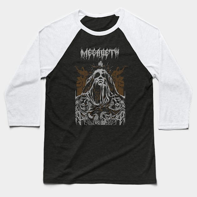 Megadeth Baseball T-Shirt by Motor liar 